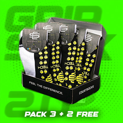 PACK 3 + 2 FREE - GRIPSOCKS 2.0